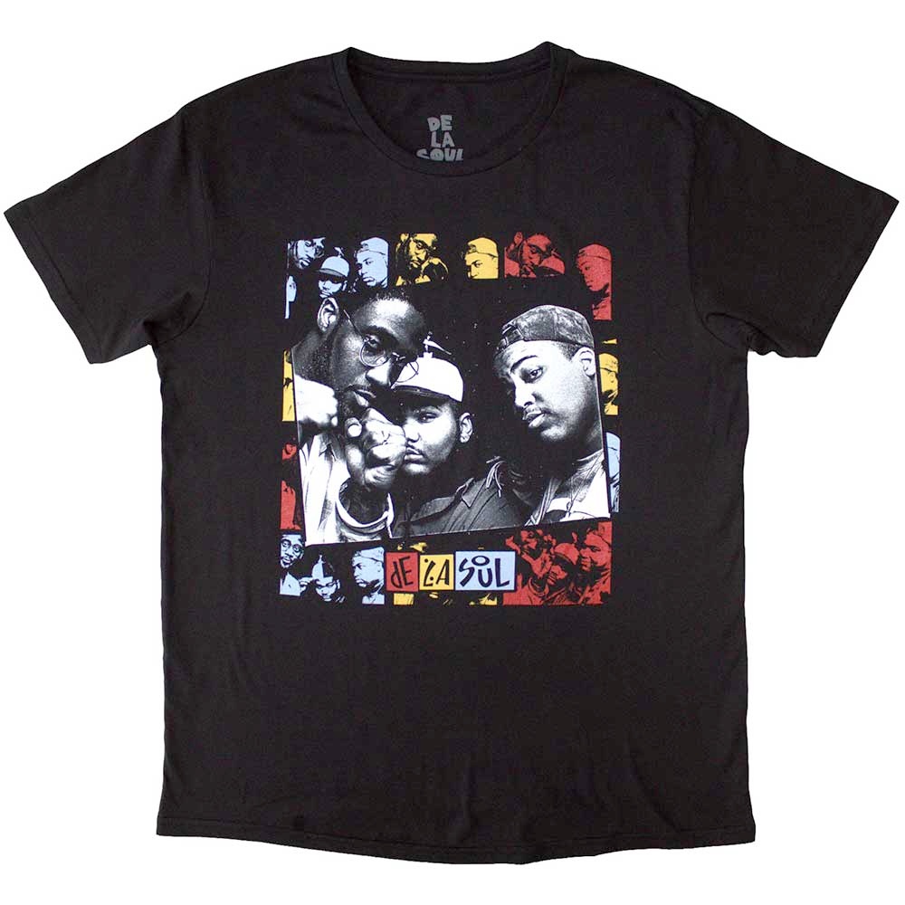 De La Soul - Collage Heren Tshirt - Zwart